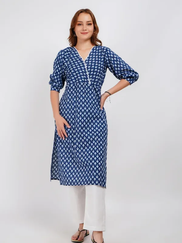 Blue_Printed_Straight_Kurta