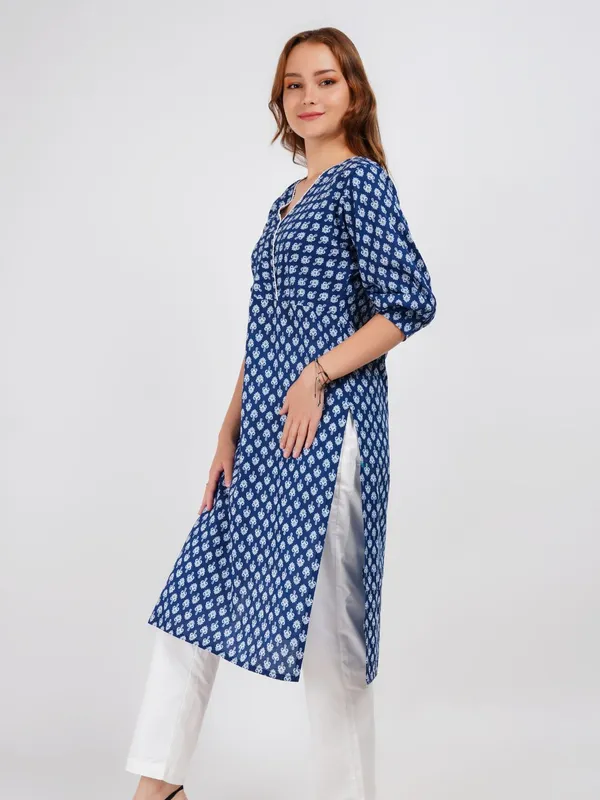 Blue_Printed_Straight_Kurta