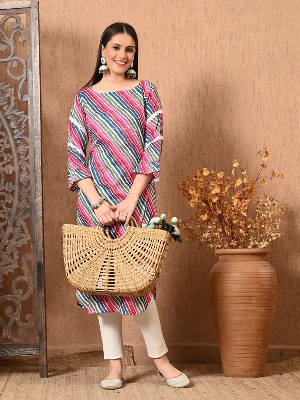 Leheria_Printed_Round_Neck_Cotton_Kurta