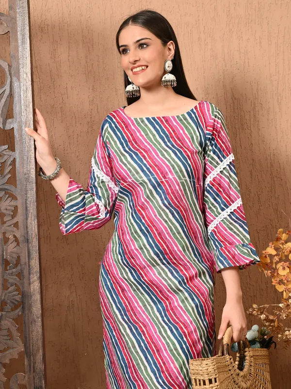Leheria_Printed_Round_Neck_Cotton_Kurta