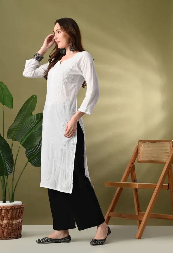 Pure_White_Premium_Chikankari_Kurta