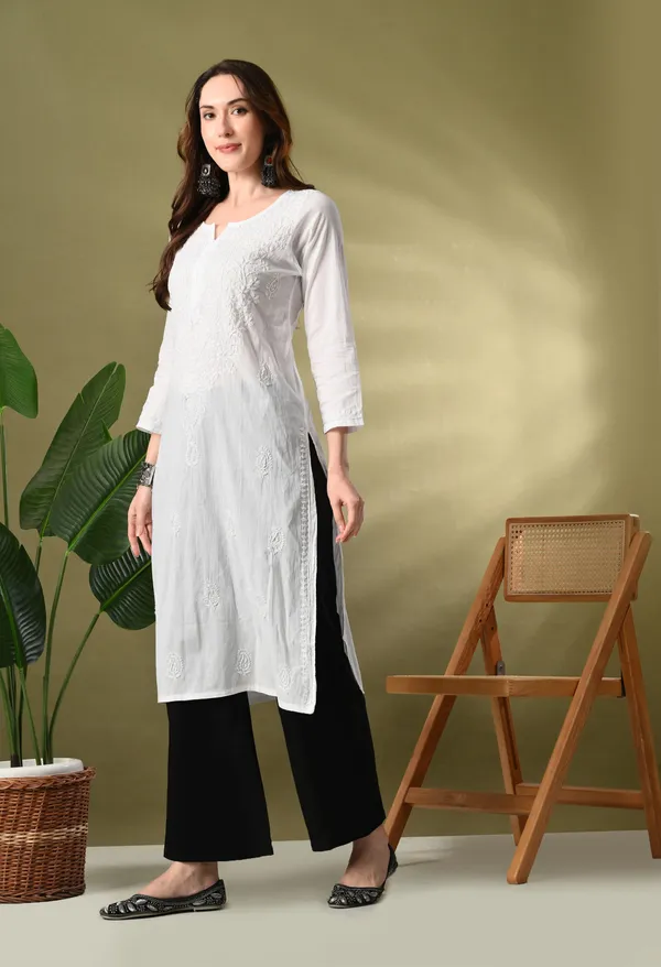 Pure_White_Premium_Chikankari_Kurta