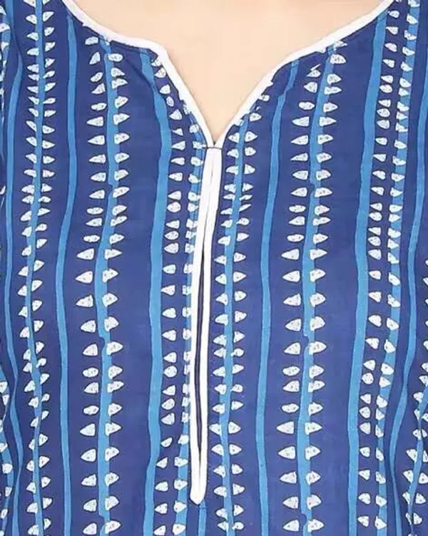 Blue_Block_Print_Indigo_Kurta