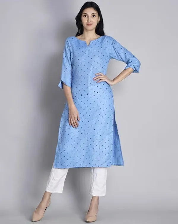 Blue_Booti_Print_Cotton_Kurta