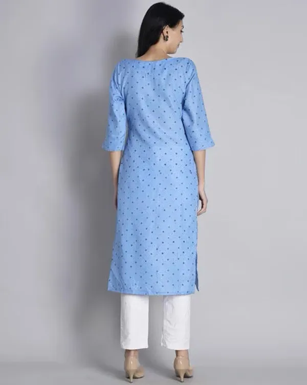 Blue_Booti_Print_Cotton_Kurta