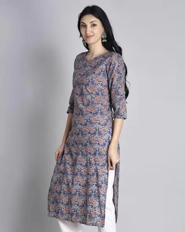 Blue_Printed_Cotton_Kurta