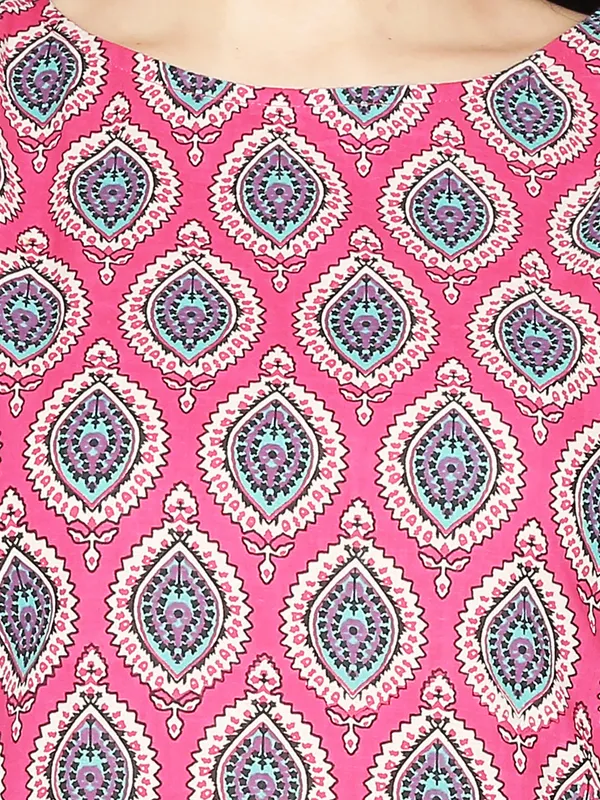 Pink_Printed_Cotton_Kurta