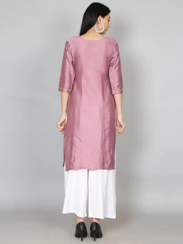 Pink_Solid_Gota_Patti_Kurta