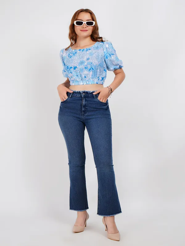 Blue_Floral_Print_Crop_Top