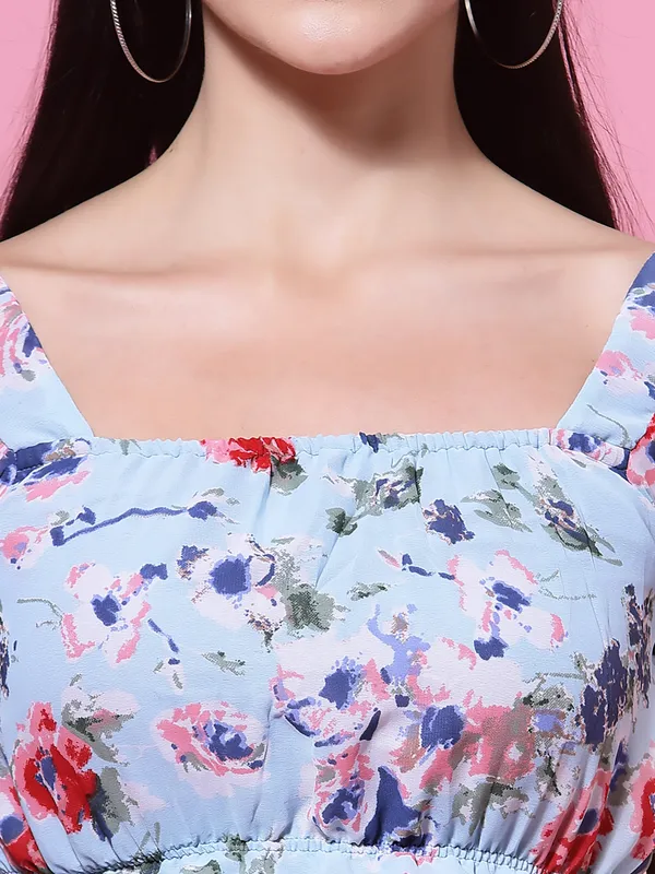 Blue_Floral_Puff_Sleeves_Blouson_Crop_Top