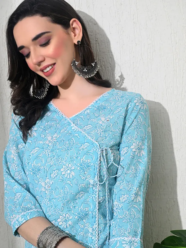 Light_Blue_Block_Print_Angarakha_Kurta