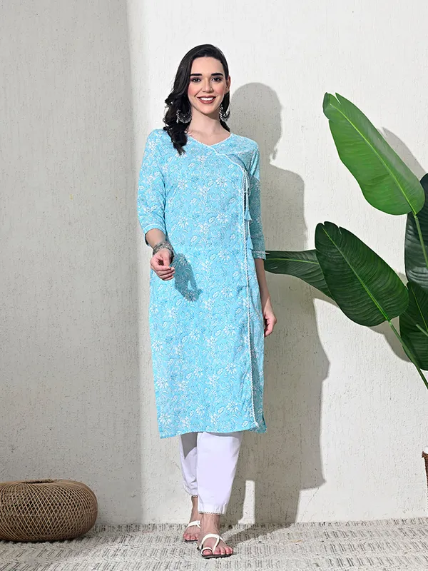 Light_Blue_Block_Print_Angarakha_Kurta