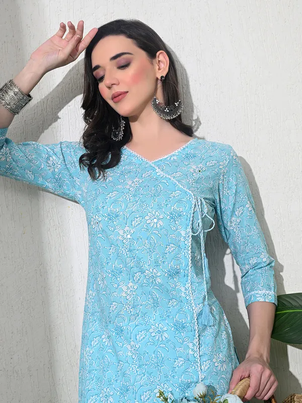 Light_Blue_Block_Print_Angarakha_Kurta