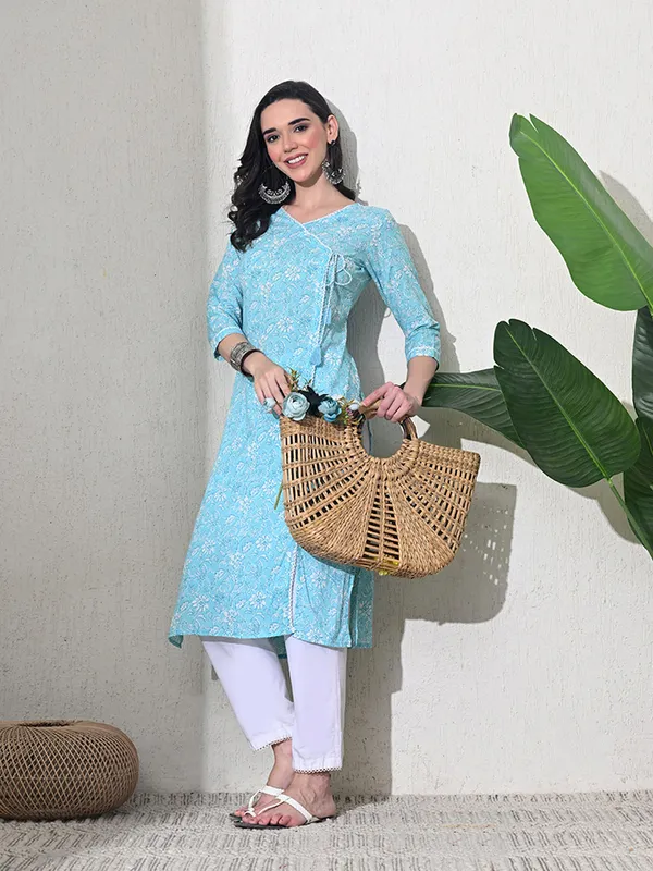 Light_Blue_Block_Print_Angarakha_Kurta