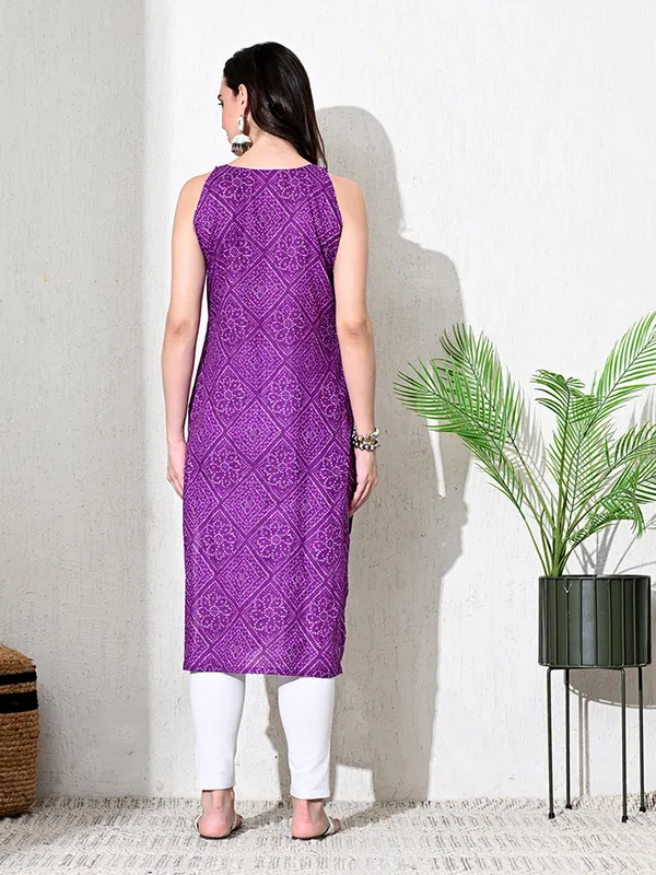 Purple_Bandhani_Print_Cotton_kurta