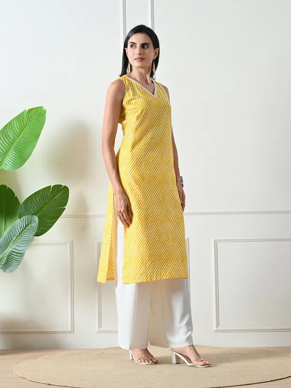 Yellow_Leheria_Print_Jaipuri_Kurta