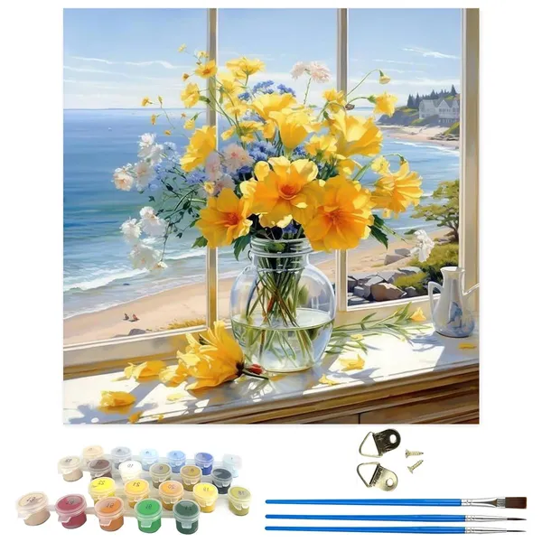 Daylight_Bloom__DIY_Canvas_Painting_Kit