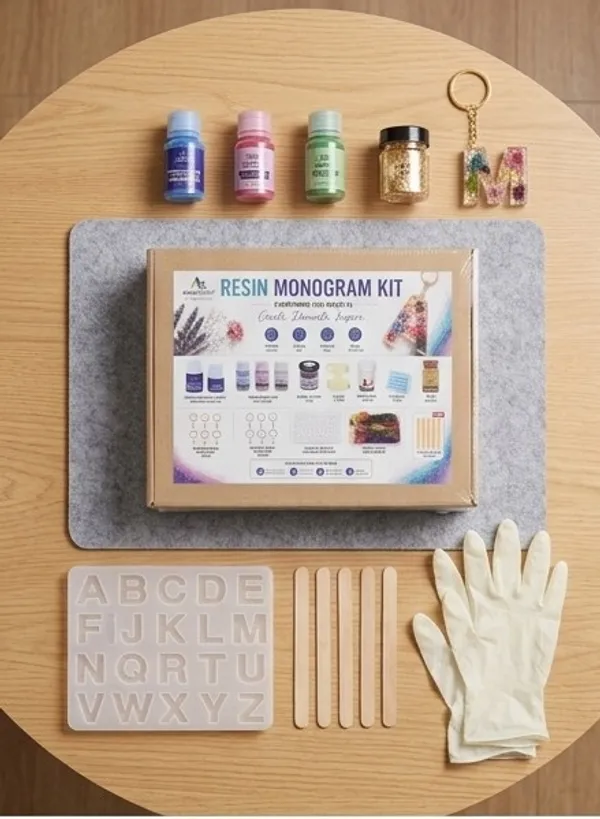 DIY_Resin_Monogram_Keychain_Kit