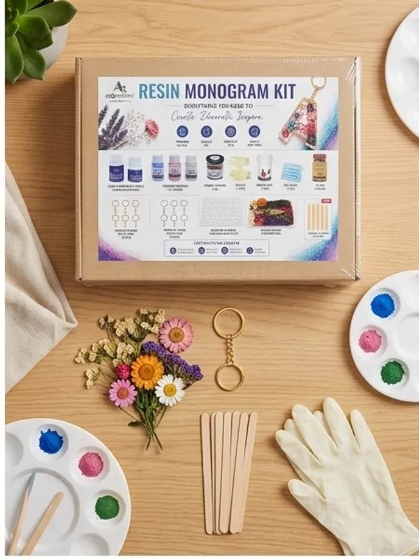 DIY_Resin_Monogram_Keychain_Kit