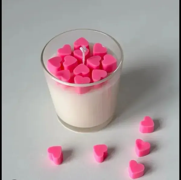 Pink_Silicone_Small_Heart_55_Cavity_Mould_Fondant_Chocolate_Resin_Clay_Candle_Mould_Diy_Kitchen_Baking_(Approx-_2-3_Gm)_(Heart)_7.2L_X_4.3W_Inches