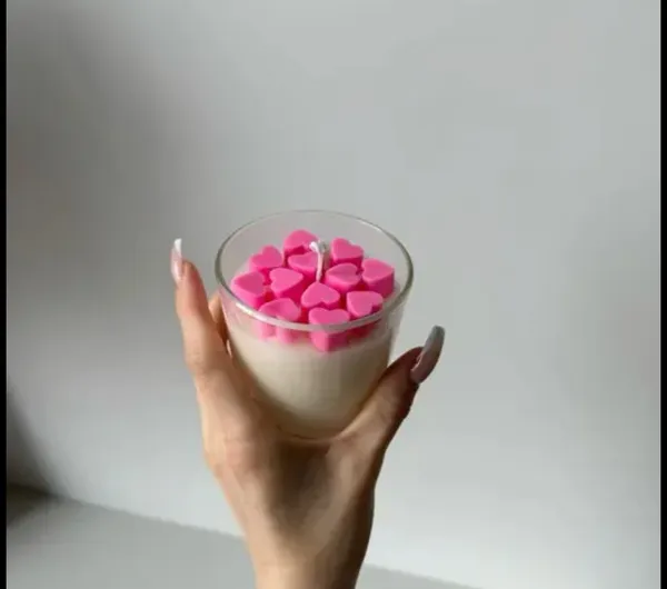 Pink_Silicone_Small_Heart_55_Cavity_Mould_Fondant_Chocolate_Resin_Clay_Candle_Mould_Diy_Kitchen_Baking_(Approx-_2-3_Gm)_(Heart)_7.2L_X_4.3W_Inches