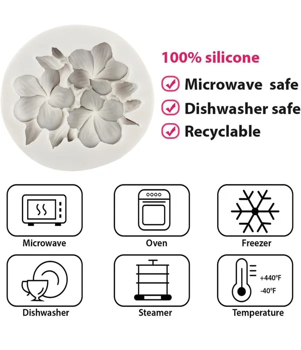 White_1_Cavity_Plumeria_Frangipani_Flower_Design_Silicone_Fondant_Mould_For_Candy,_Chocolate,_Cake,_Clay,_Resin_Soap_And_Scented_Candle_Aromatherapy_Diy_Craft_Projects_And_Baking