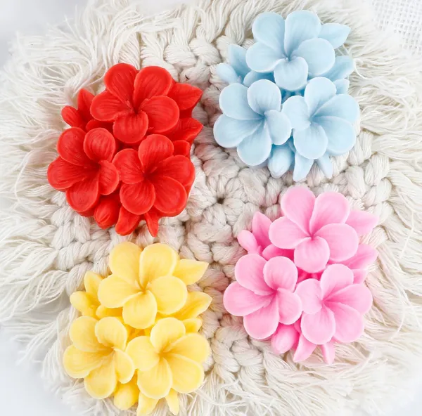 White_1_Cavity_Plumeria_Frangipani_Flower_Design_Silicone_Fondant_Mould_For_Candy,_Chocolate,_Cake,_Clay,_Resin_Soap_And_Scented_Candle_Aromatherapy_Diy_Craft_Projects_And_Baking