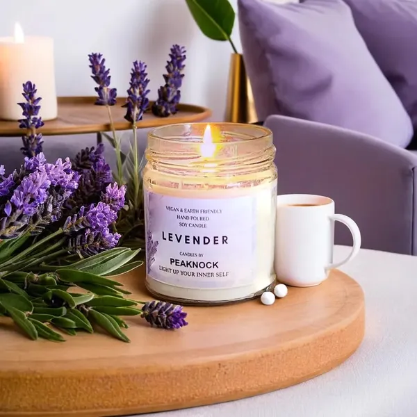 White_Scented_Candle_(100%_Soy_Wax)-_Handcrafted_|_150_Ml_|_Smoke-Free_|_Joyful_Fragrance_Candle_For_Home_Gifting_And_Meditation