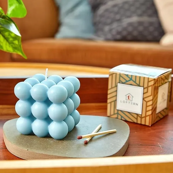 Blue_Bubble_Design_Scented_Candle_For_Home_Decor_&_Relaxing_Your_Mind