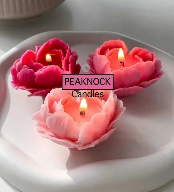 Pink_Heart-Shaped_Rose_Petal_Soy_Wax_Scented_Candle,_Pink,_Pack_Of_3_Decorative_Floral_Design_Can_Elevate_Your_Space