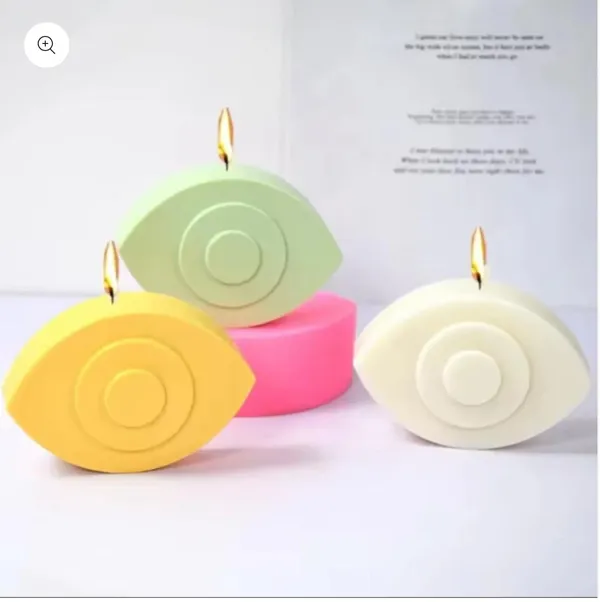 White_Evil_Eye_Decorative_Candle_Mould_Set,_12.3_X_7.4_Cm,_White_And_Blue,_159G_Candle_Weight