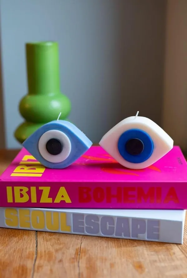 White_Evil_Eye_Decorative_Candle_Mould_Set,_12.3_X_7.4_Cm,_White_And_Blue,_159G_Candle_Weight