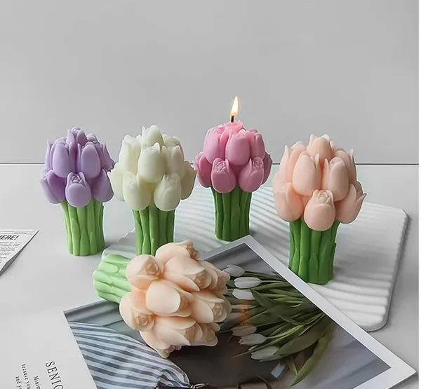 Pink_&_white_(two)_Handcrafted_Decorative_Tulip_Bouquet_Candles,_Tulip_Bouquet_Soy_Wax_Candle,_Hand-Poured,_Candle_For_Home_Decor_And_Gifting,_95_Gm_(Pack_Of_2)