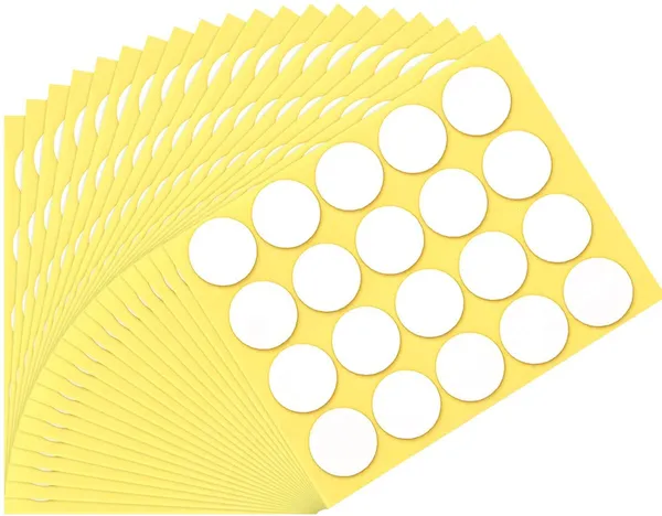 White_Candle_Wick_Stickers_With_Handle_Adhere_Steady_In_Hot_Wax_Double-Sided_Sticky_Glue_Dots_With_The_Little_Tail_Heat_Resistance_For_Candle_Making_(3_Sheets_Of_54)