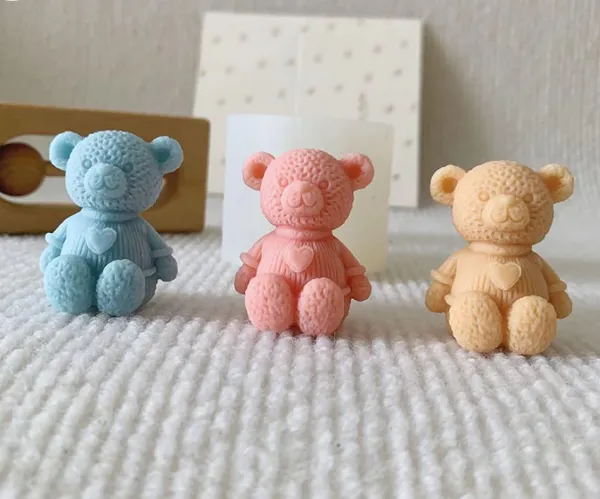 White_Teddy_Bear_Shape_Silicone_Candle_Soap_Making_Mold_Cake_Decorating_Fondant_Chocolate_Candy_Baking_Ice_Cube_Mould_For_Wedding_Baby_Shower_Birthday_Decoration_Handmade_Craft_Diy