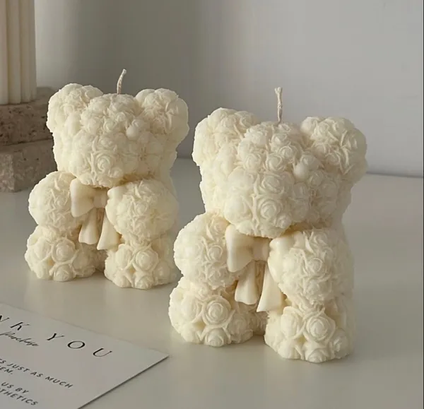 Large_Size_White_Teddy_Bear_Candle,_100%_Soy_Wax,_For_Birthday_&_Valentine'S_Day_Decoration_And_Gifts,_220_Gram