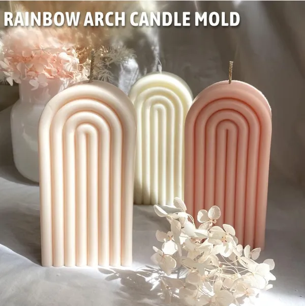 White_Rainbow_Candle_Mould_U_Shaped_Silicone_Moulds_Semi_Oval_Mold_Arch_Design_Resin_Art_Molds_Clay_Crafts_Cake_Chocolate