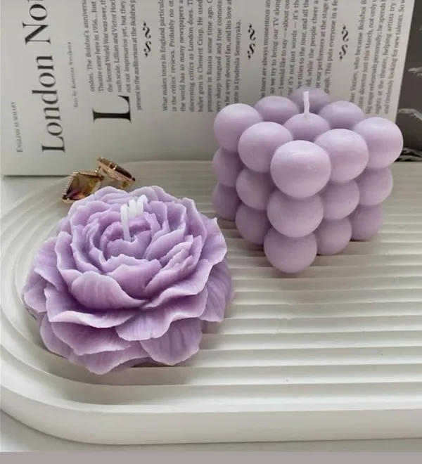 Peony_&_Bubble_(Pack_of_2)_Handcrafted_Scented_candle_for_Gifting_&_Home_Decor