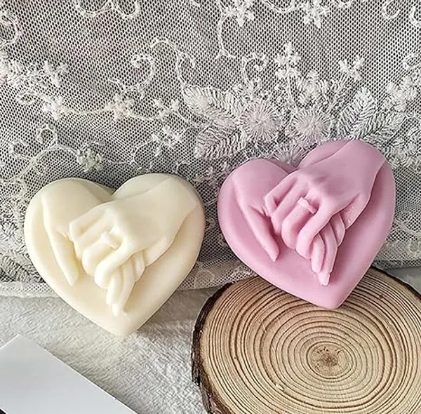 Valentines_Day_Special_Handcrafted_Heart-Shaped_Holding_Hands_Candles_(Pack_of_2),_Decorative_Scented_Wax_Candles_in_Pink_and_White,_Romantic_Couple_Gift,_Home_Decor_Accent_Pieces