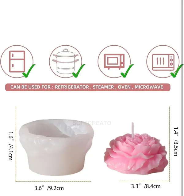White_Big_Size_Thin_Peony_Mold_Peony_Candle_Mould_Rose_Mold_Peony_Resin_Mold_3D_Flower_Mold_Flower_Candle_Mold_Silicone_Mould_For_Resin_Cake_Mold_Clay