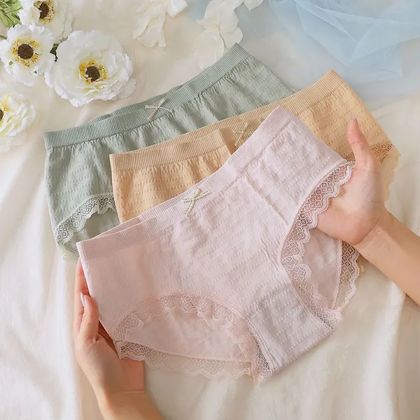 Pack_of_3_|_Elastic-Lock_Waist_Hipster__Hidden_Drawstring_Comfort_Fit_|_100%_Same_Colors_Received_(As_Shown)_|_(Green-Skin-Pink)
