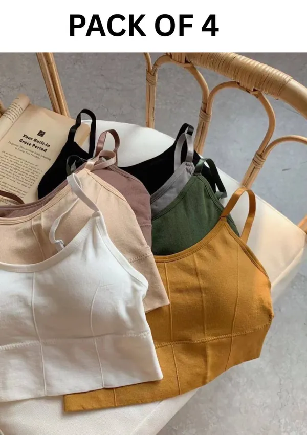Pack_Of_4_|_646_Adjustable-Strap_Padded_Sports_Bra__Personalized_Fit_for_Every_Workout