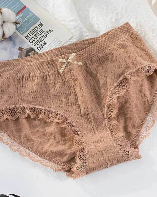 Pack_of_4_|_Cotton_Blend_Ultra-Light_Panty_–_Premium_Craft,_Featherweight_Comfort_|_100%_Same_Colors_Received_(As_Shown)_|_(Brown-Green-Orange-Pink)