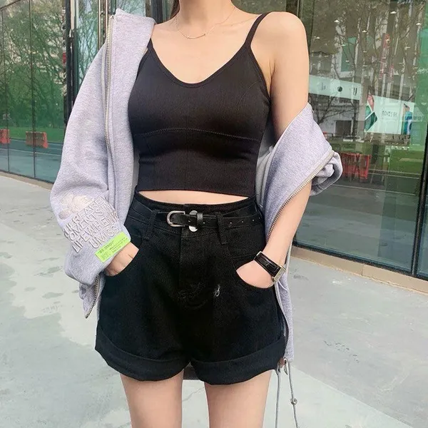 Pack_Of_1_|__Premium_Velvet_Stretch_Chill_Top_(Black)