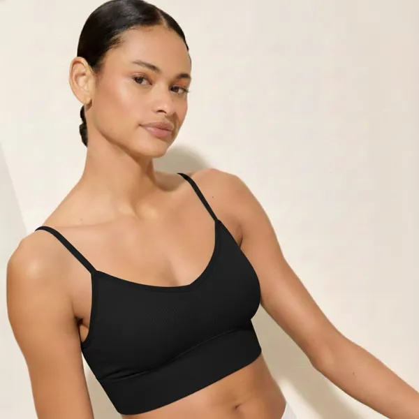 Pack_Of_4_|_646_Breathable_Padded_Sports_Bra__Mesh_Panels,_Nylon-Spandex_Blend_for_Yoga_&_Sweat_Control_|_(Black-Green-Skinny-White)