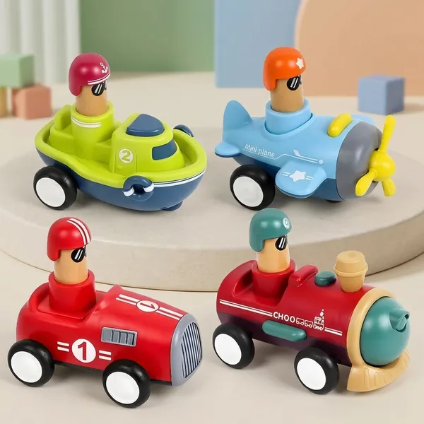 Multicolor_Plastic_Friction_Powered_Mini_Vehicle_Toy_Set__For_Kids_(Pack_Of_4)