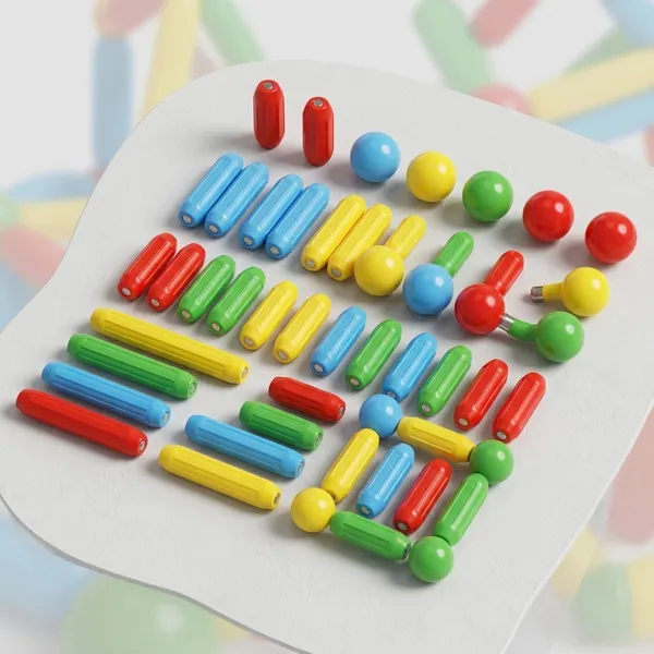Multicolor_Plastic_Magnetic_Rods_Balls_Construction_Building_Blocks_42_Pcs_For_Kids