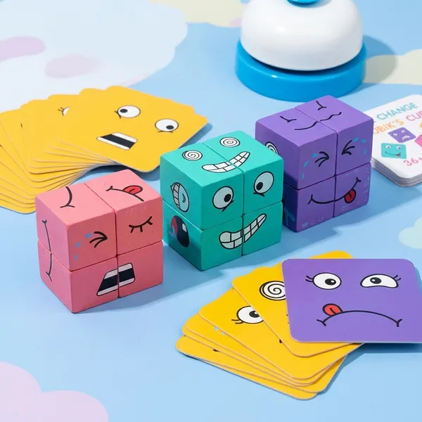 Multicolor_Wooden_Emoji_Face_Change_Expression_Matching_Cube_Puzzle_For_Kids
