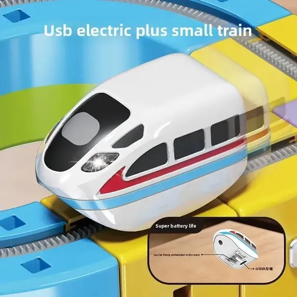 KidzKorner_Magnetic_Train_Track_Set_for_Kids_–_38_Pcs_DIY_Track_with_Motorized_Train