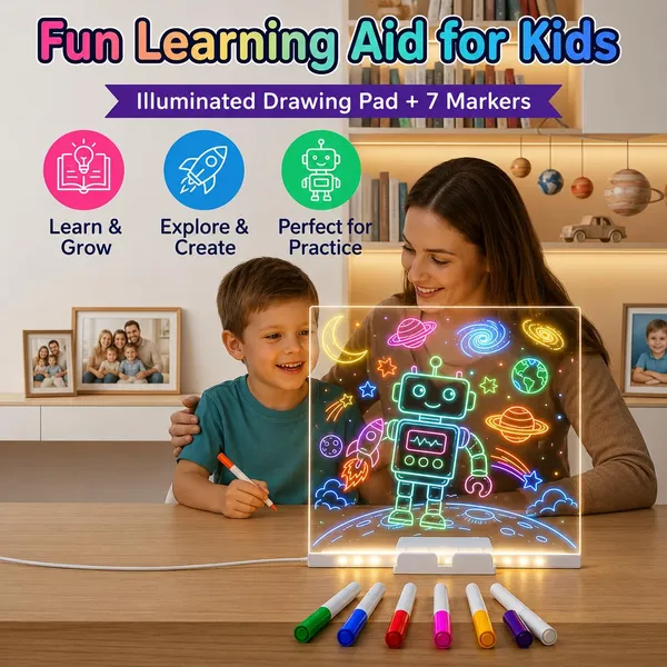 LED_Acrylic_Writing_&_Drawing_Board_–_Reusable_Glow_Message_Board_20X20